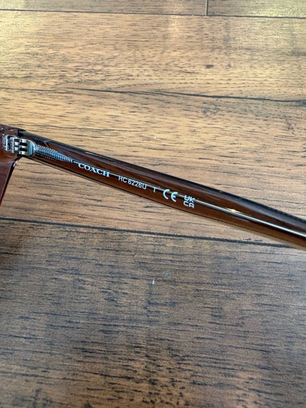 COACH HC6226U EYEGLASSES Transparent Brown/Gray NWOT - Picture 8 of 10